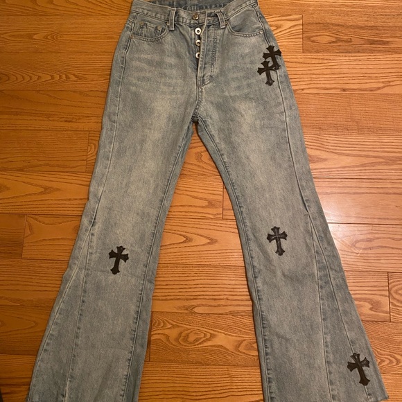 SOLD- Chrome hearts dupe jeans - Picture 5 of 7